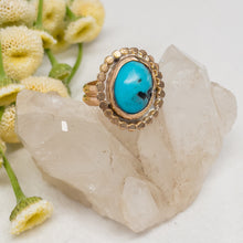 Load image into Gallery viewer, Turquoise &amp; Gold Ring No.5
