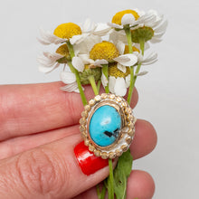 Load image into Gallery viewer, Turquoise &amp; Gold Ring No.5
