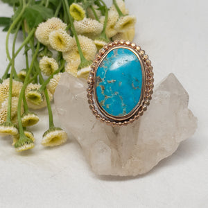 Turquoise & Gold Ring No.7