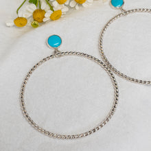 Load image into Gallery viewer, Turquoise &amp; Sterling Silver Earrings No.7
