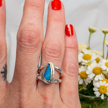 Load image into Gallery viewer, Turquoise &amp; 14k Gold Ring No.1
