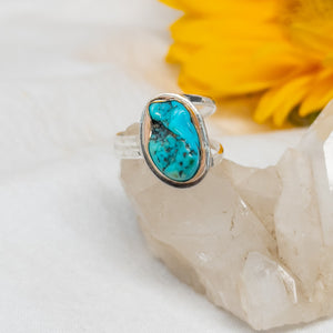 Turquoise & 14k Gold Ring No.2