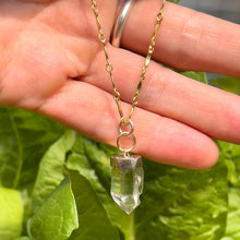 Load image into Gallery viewer, Crystal Quartz Necklace Style No.4
