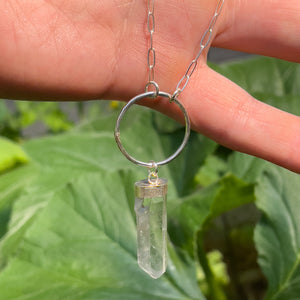 Crystal Quartz Necklace Style No.2