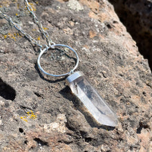 Load image into Gallery viewer, Crystal Quartz Necklace Style No.2

