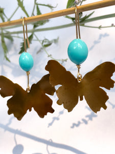 Sunshine Glam Butterfly Earrings