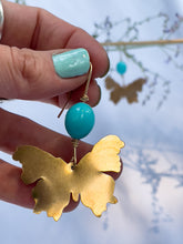 Load image into Gallery viewer, Sunshine Glam Butterfly Earrings
