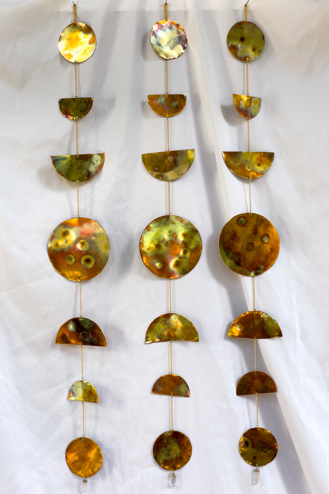 Crystal Quartz Moon Phase Wall Hanging