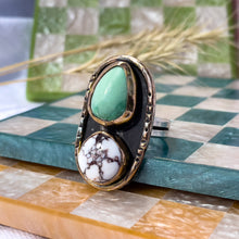 Load image into Gallery viewer, Wild Horse and Variscite, Ring No.5
