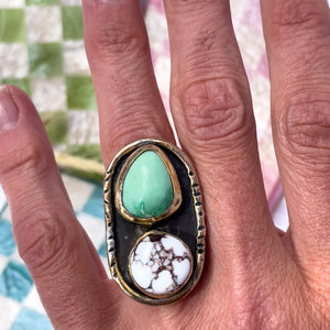 Wild Horse and Variscite, Ring No.5