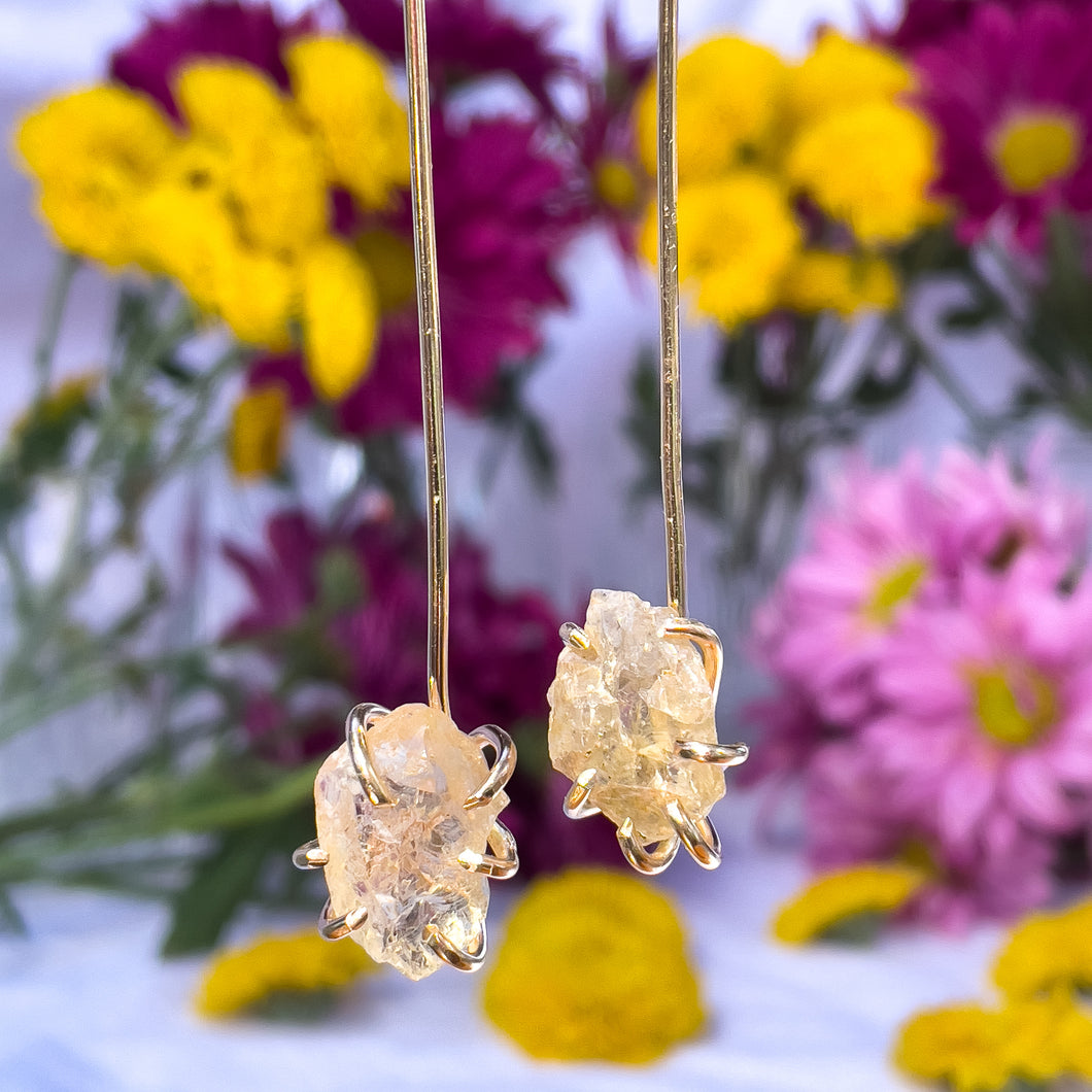 Sun Stone Earrings No.1
